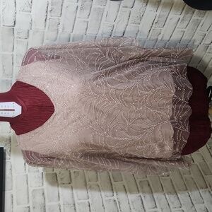 ONYX Nite SZ M Dressy Bling Blouse